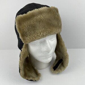 Weatherproof Trapper Hat Men's L Nylon Blend Shell Soft Fleece Lining Outdoors